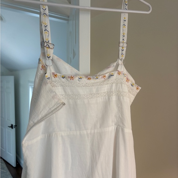 Ciao Lucia White Kang Midi Dress with Embroidery - Picture 7 of 10